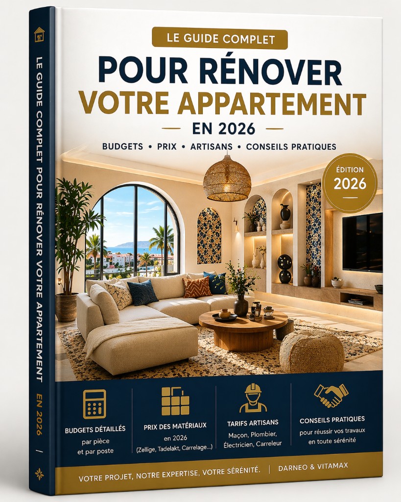 Guide rénovation appartement 2026. Agadir, DARNÉO