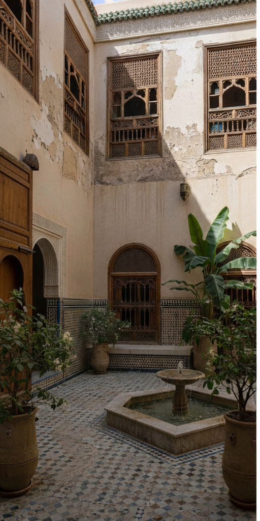 Avant rénovation appartement Agadir, pièce à rafraîchir