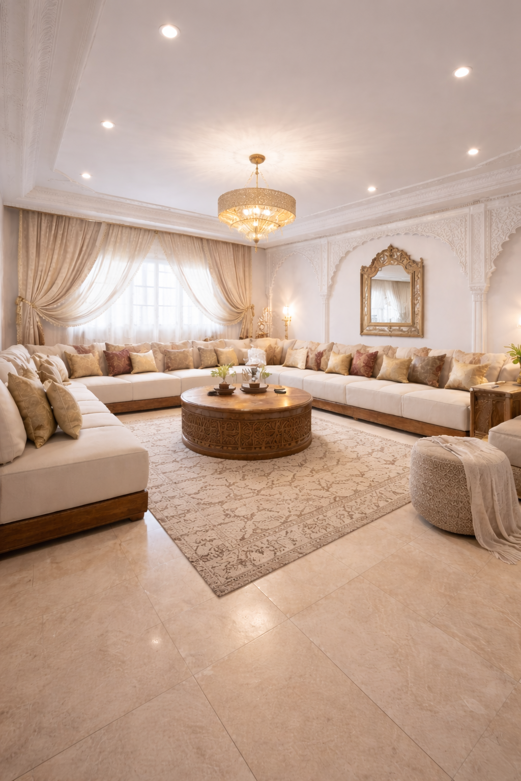 Salon Marocain Après - Salon Marocain Moderne